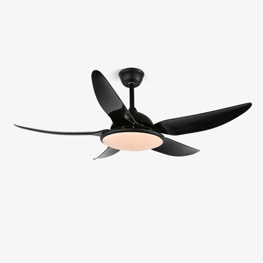 Ventilador de Techo Moderno Aquila con acabado negro