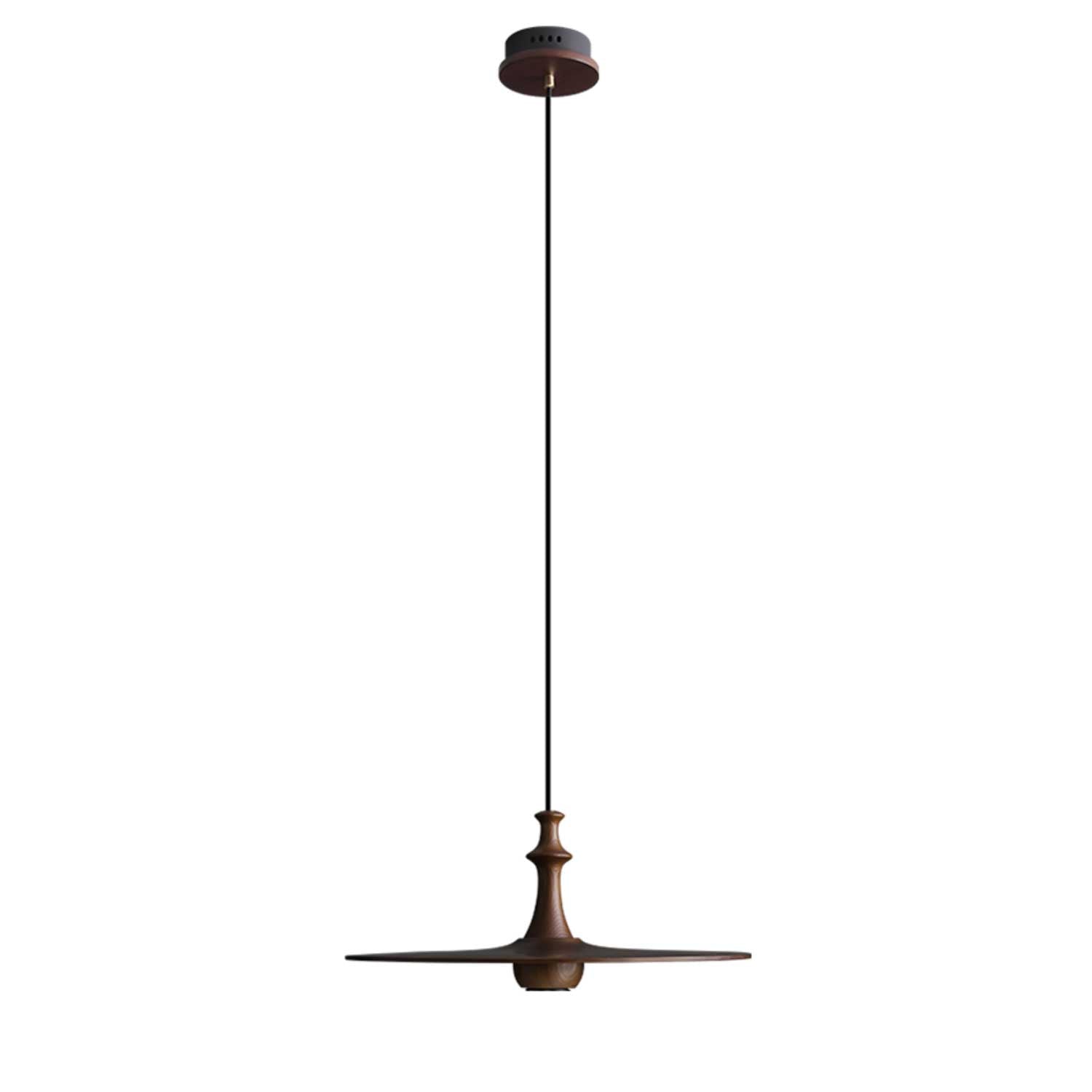 Wooden Spin Pendant Light - Letslighting
