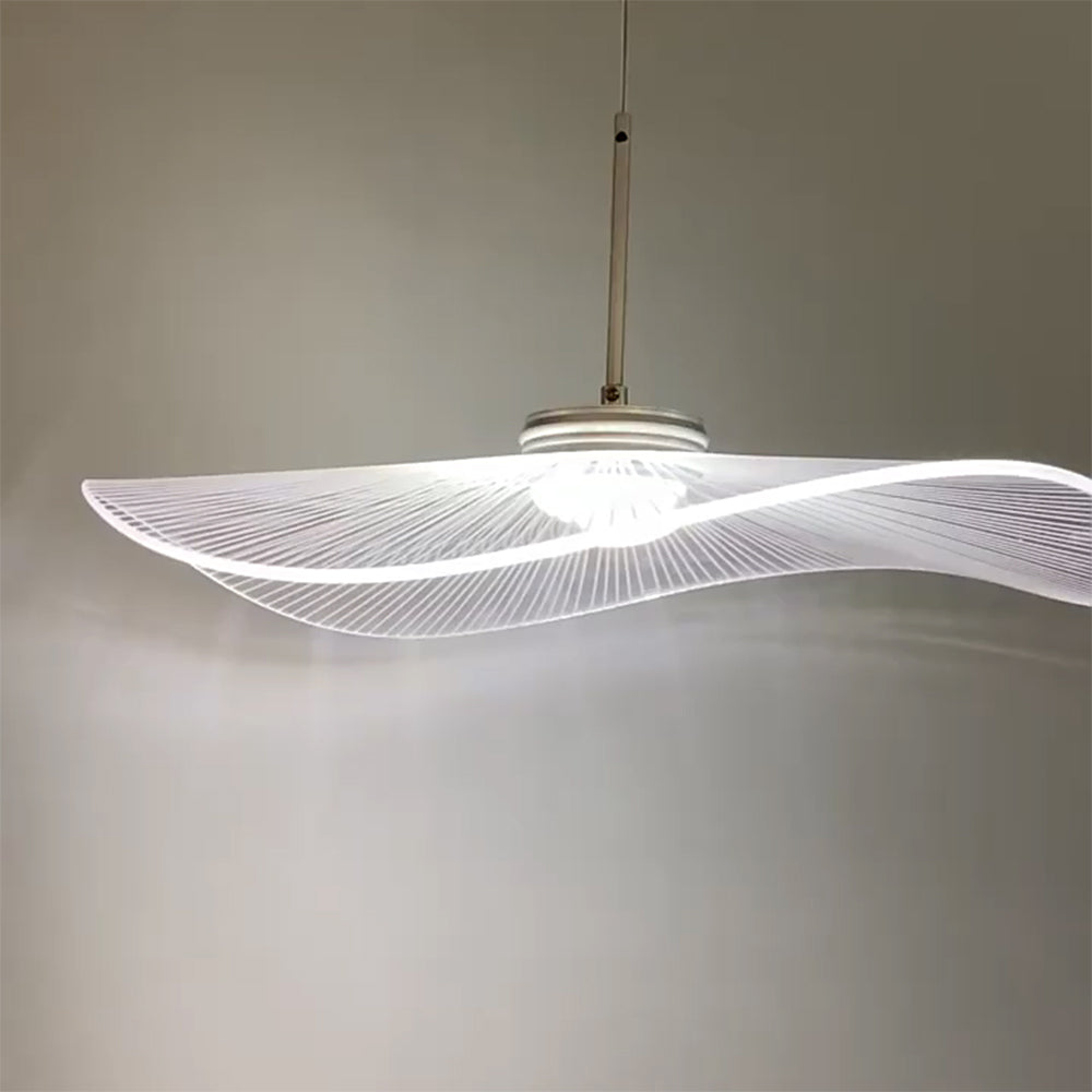 Arisha Moderna Diseño Minimalista Metal Lámpara Colgante Blanca