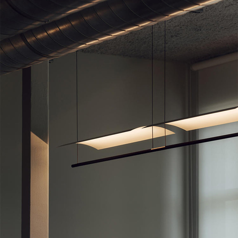 Arisha Minimalista Lineal Metal/Acrílico Lámpara Colgante