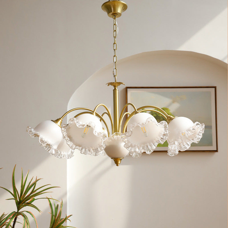 Arisha Retro LED Metal/Vidrio Lámparas de Araña Dormitorio/Salón