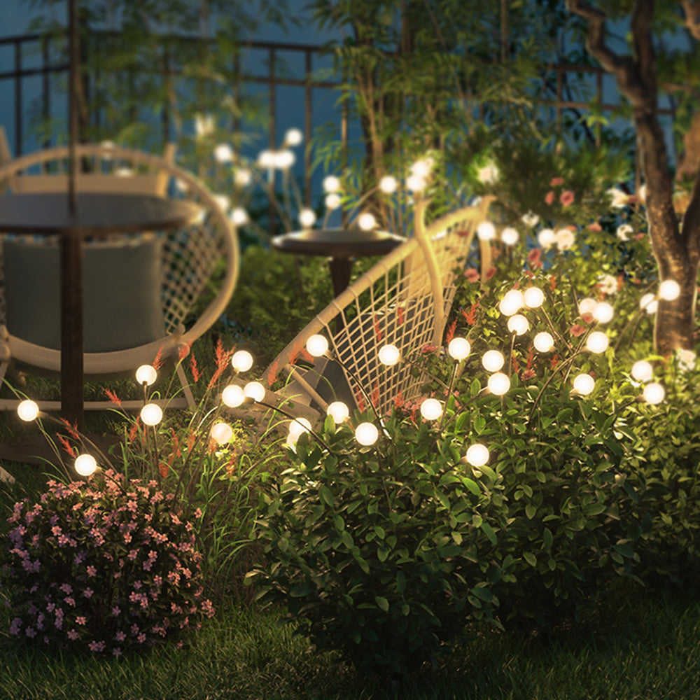 Ray Moderna Dendrítico Metal Lámpara Exterior Jardín Patio