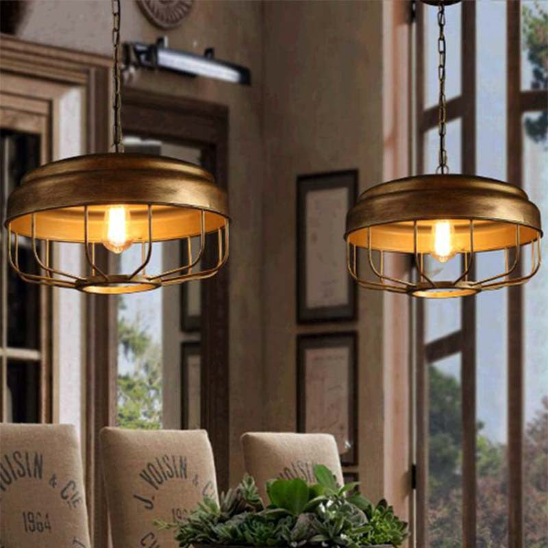 Silva Industrial LED Lámpara colgante Metal/Vidrio Comedor/Dormitorio