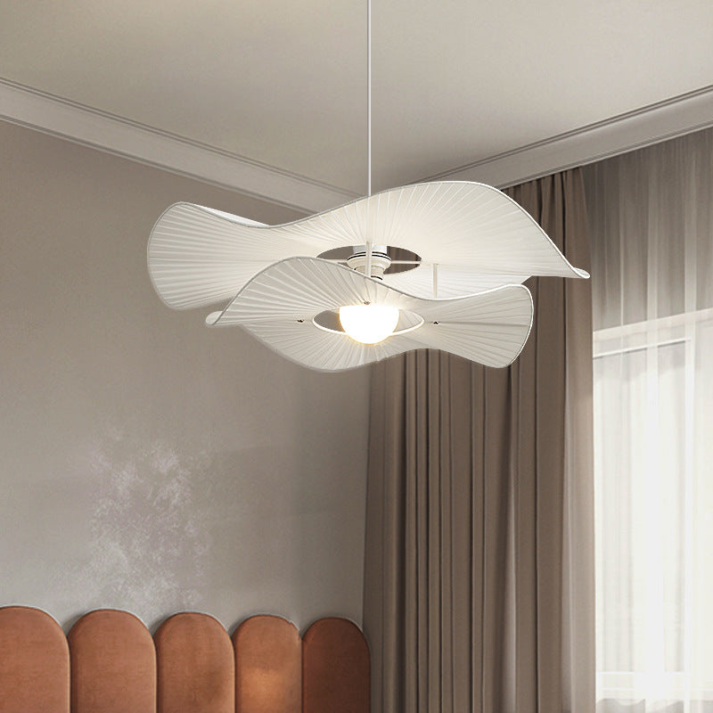 Ritta Moderno LED Lámpara Colgante Metal Tejido Salón