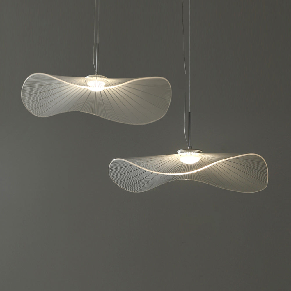 Arisha Moderna Diseño Minimalista Metal Lámpara Colgante Blanca