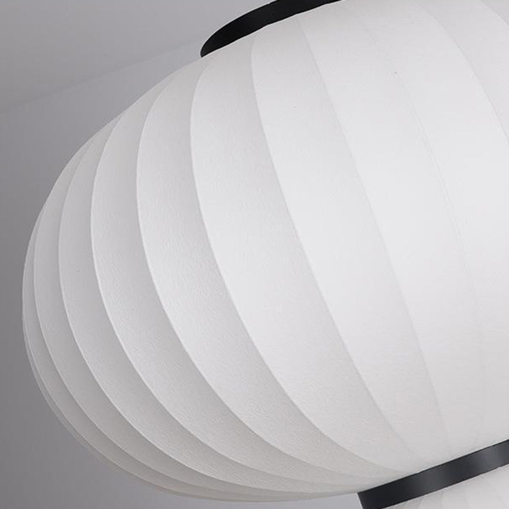 Renée Moderna MInimalista DIseño Metal/Seda Artificial Lámpara Colgante Blanco