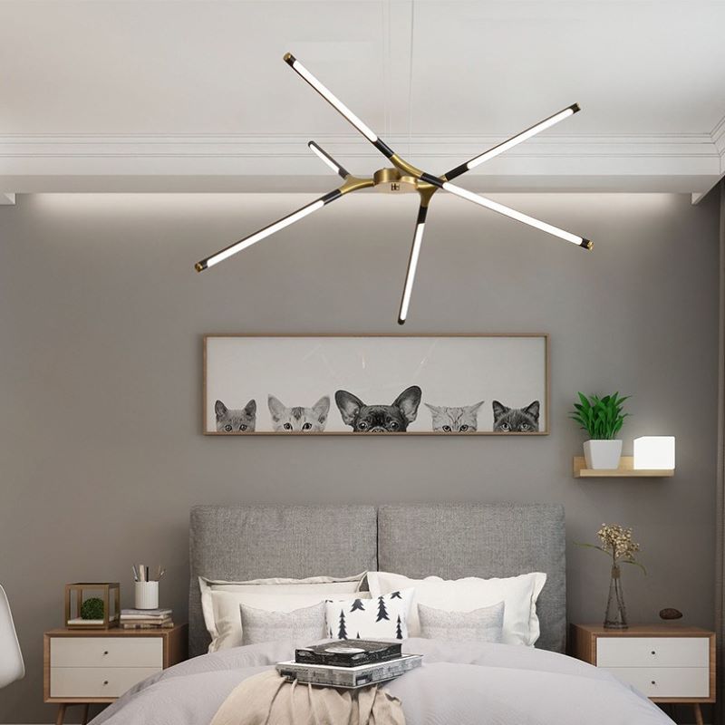 Arisha Creativo Metal Acrílico Acrílico Lámparas de Araña Salón Dormitorio