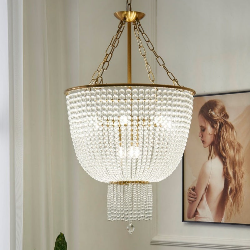 Silva Moderno LED Lámparas de araña Oro Cristal Salón/Dormitorio