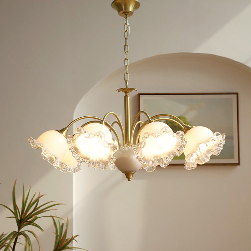 Arisha Retro LED Metal/Vidrio Lámparas de Araña Dormitorio/Salón