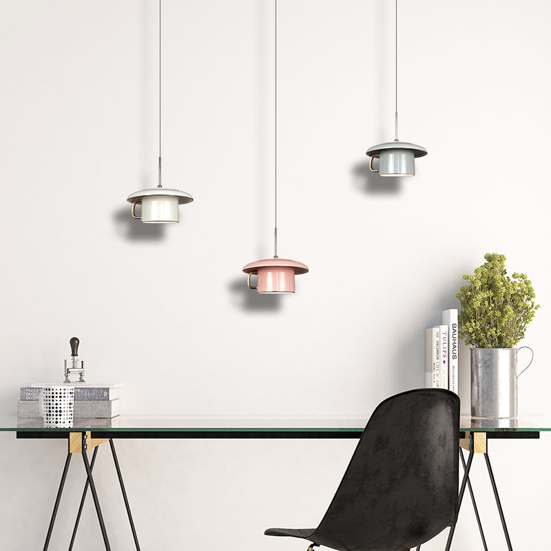 Valentina Urbano Taza Cerámico LED Lámpara Colgante Salón
