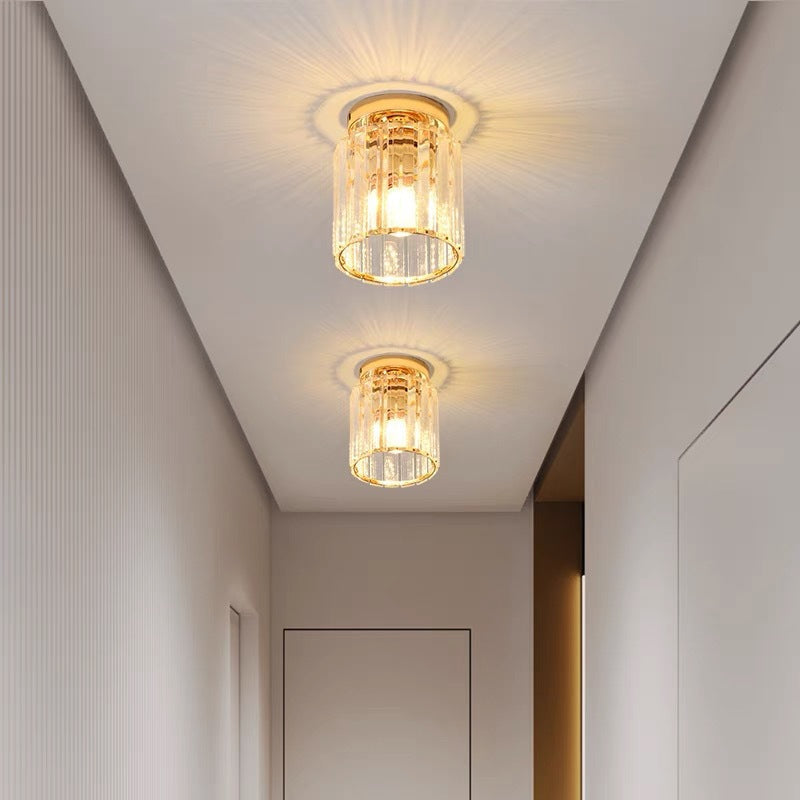 Arisha Moderno Plafón Vidrio Metal Dormitorio