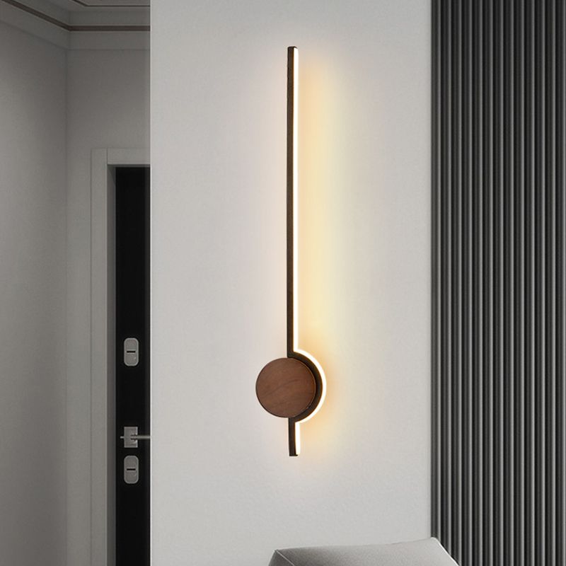 Arisha Lámpara de Pared Nórdica Lineal Vanity Negro/Blanco/Oro Dormitorio