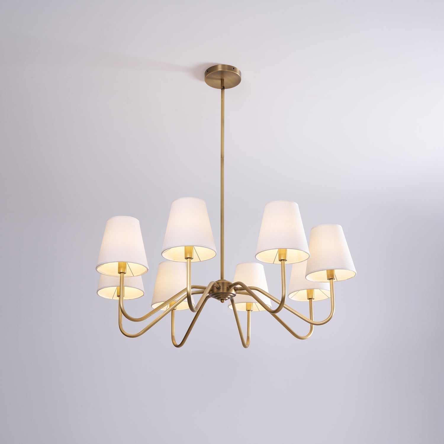 Opaluxe Brass Chandelier - Letslighting