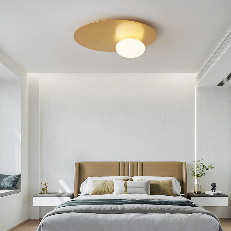 Arisha Minimalista LED Lámpara de Techo Metal Salón