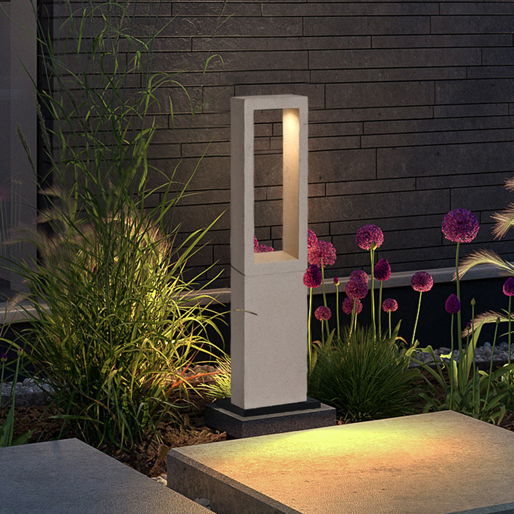Ray Moderna Lámpara de Pie Exterior Metal Patio
