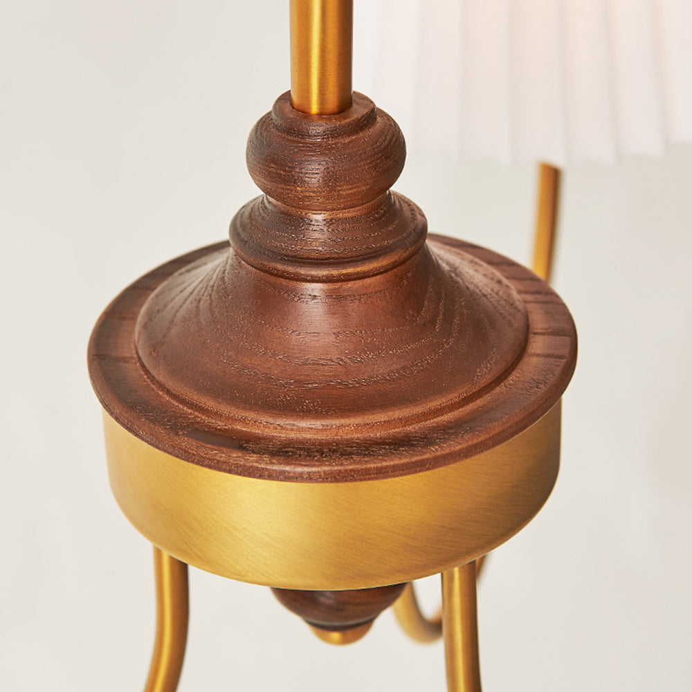 Silva Vintage Cúpula Metal/Tela Lámpara Colgante Branca/Verde