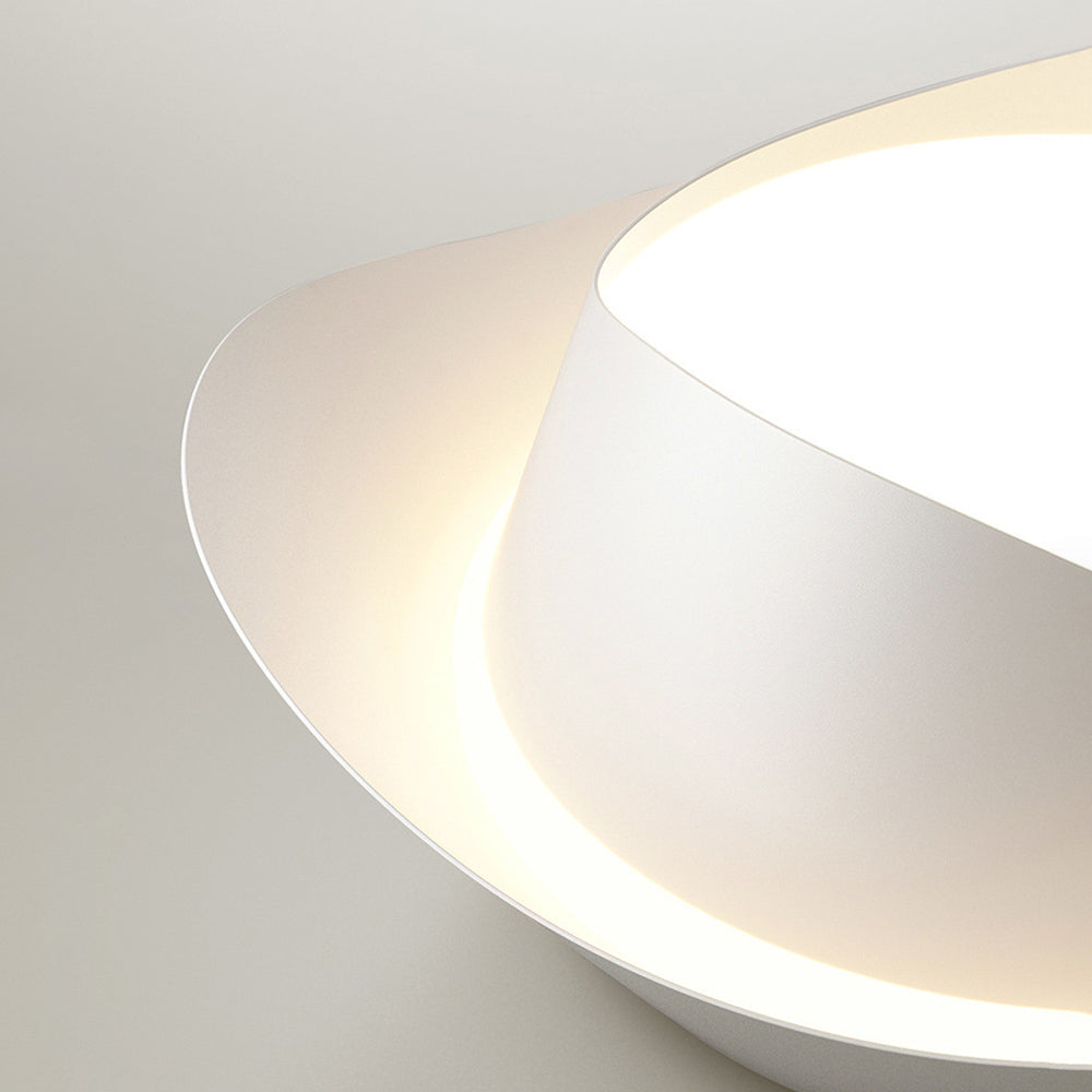 Arisha Moderna Diseño Minimalista Metal Lámpara Colgante Blanca