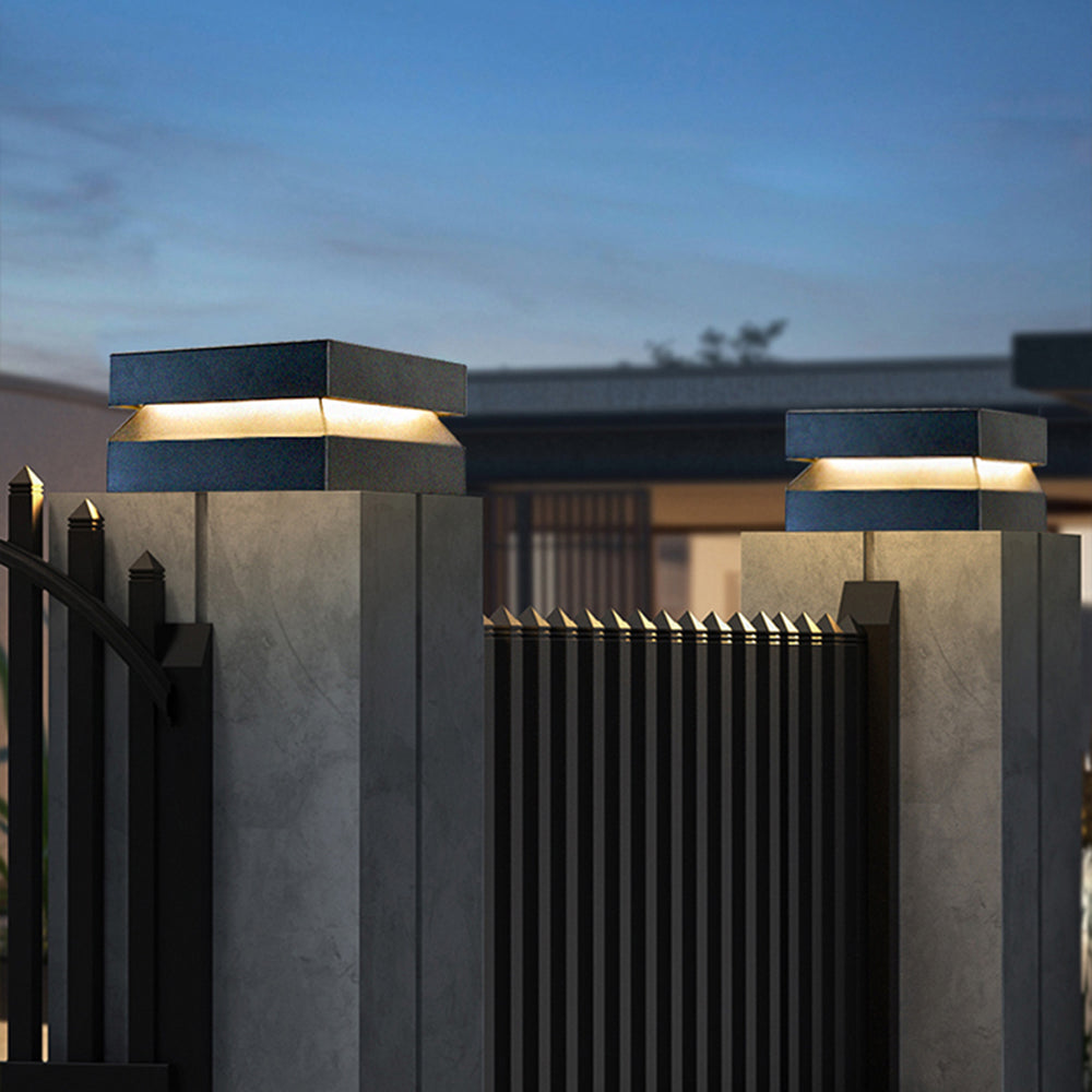 Ray Lámparas Solares de Exterior Metálicas Cóncavas