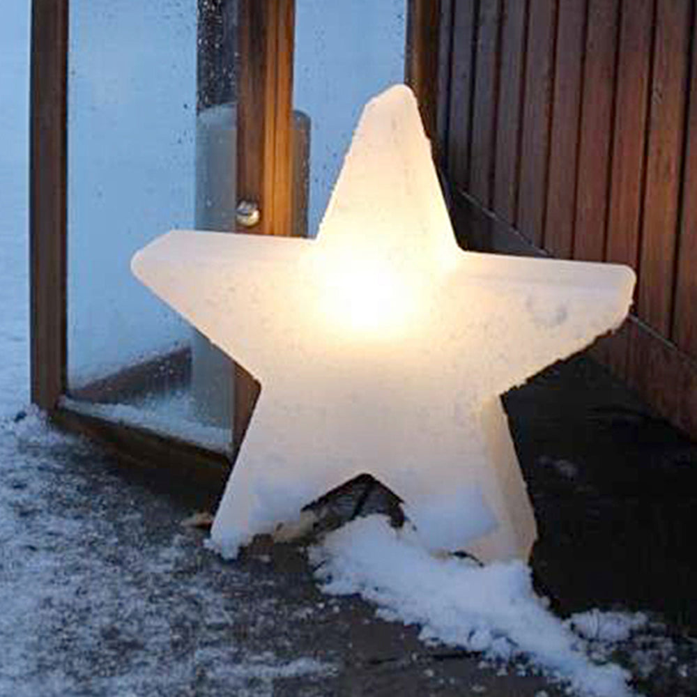 Ray Decorativa Estrella Acrílica Lámpara De Pie Exterior