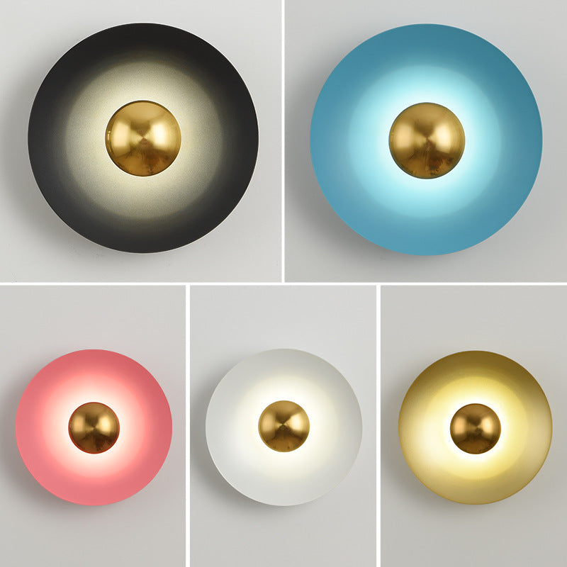 Valentina Minimalista LED Interior Aplique Metal Hotel Dormitorio