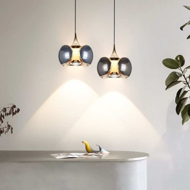 Valentina Retro Nórdico Metal Vidrio Lámpara Colgante Salón