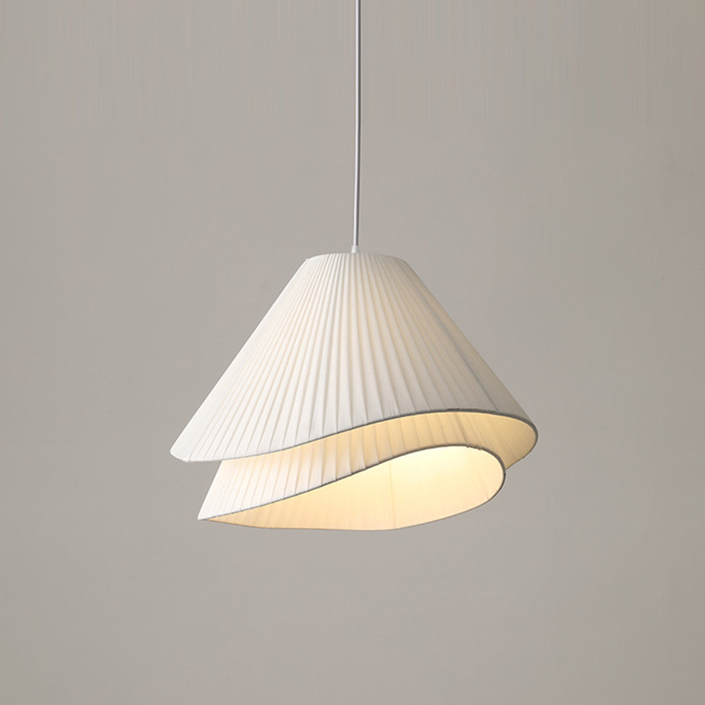 Ritta Moderna Triple Metal/Tela Lámpara Colgante Blanca