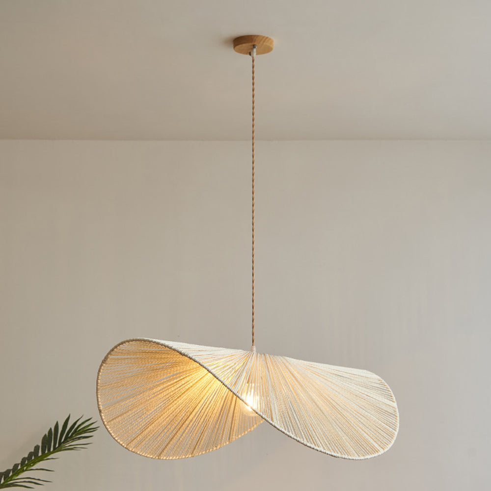 Muto Vintage Minimalista Diseño Metal/Rota Lámpara Colgante Marrón