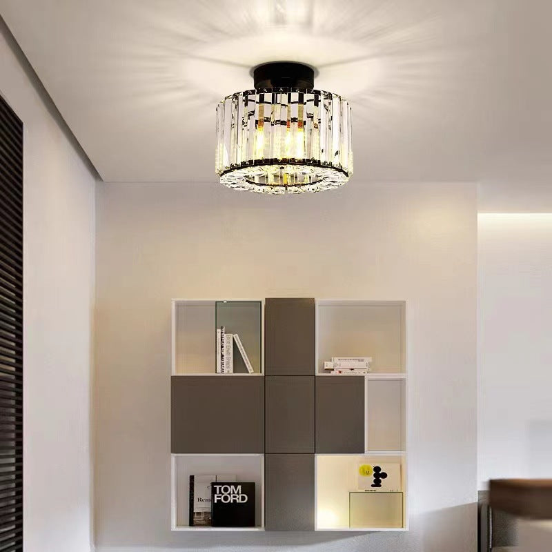 Arisha Creativo Plafón Metal Cristal Balcón/Corredor
