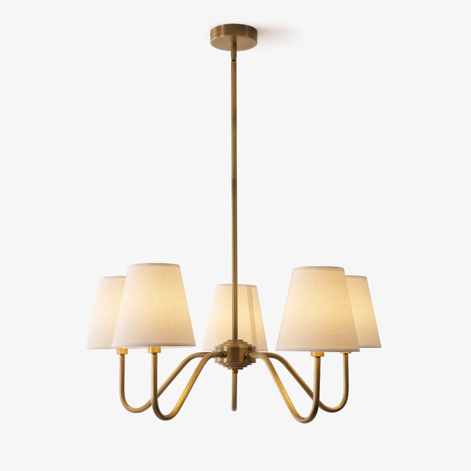 Opaluxe Brass Chandelier - Letslighting