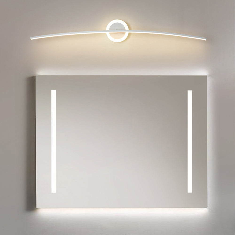 Arisha Nordico Lineal Metal/Silicona Aplique de Pared Blanco