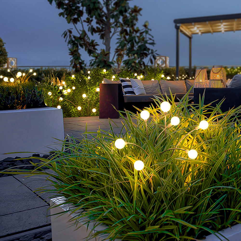 Ray Moderna Dendrítico Metal Lámpara Exterior Jardín Patio
