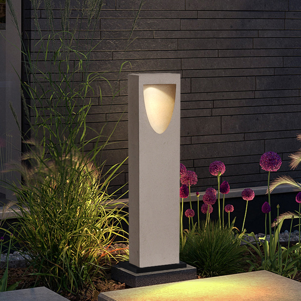 Ray Moderna Lámpara de Pie Exterior Metal Patio Jardín