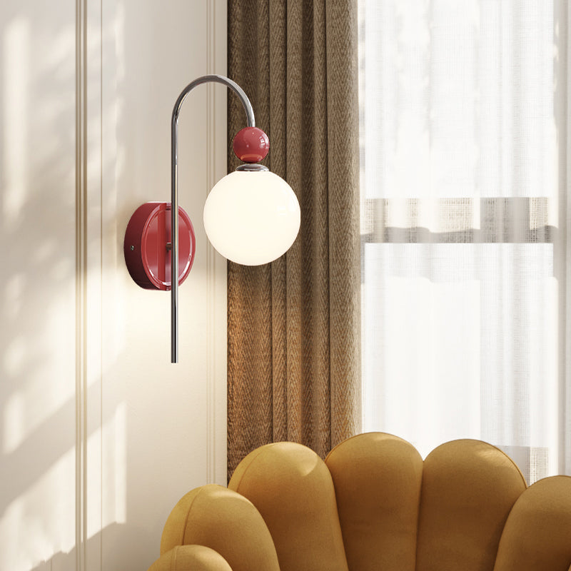 Valentina Moderna Minimalista LED Aplique de Pared Metal Vidrio Estudio