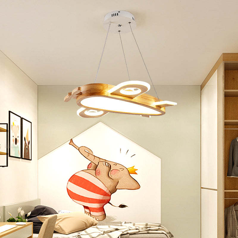 Arisha Moderna Avión LED DIY Lámpara Colgante Madera