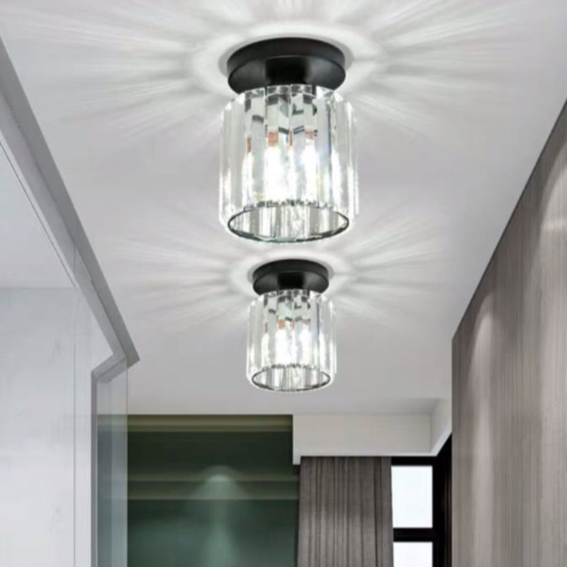 Arisha Moderno Plafón Vidrio Metal Dormitorio