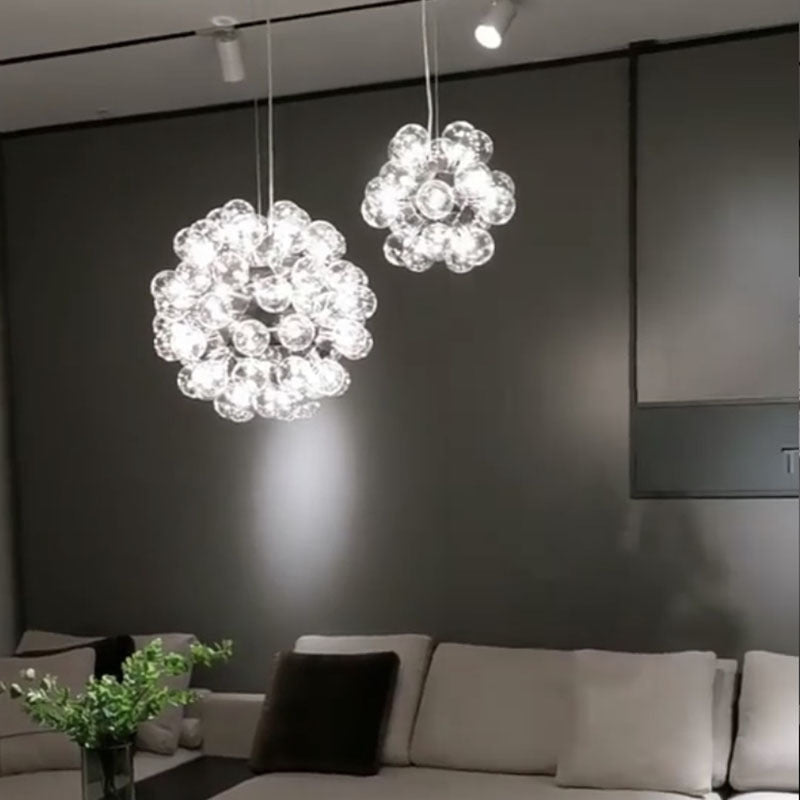 Silva Moderno LED Lámpara Colgante Metal/Vidrio Salón/Cocina