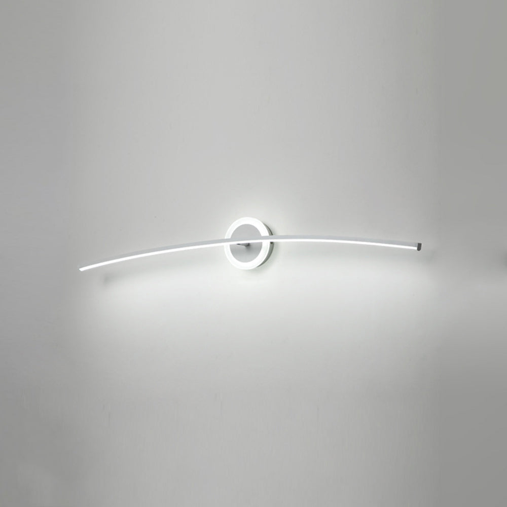 Arisha Nordico Lineal Metal/Silicona Aplique de Pared Blanco