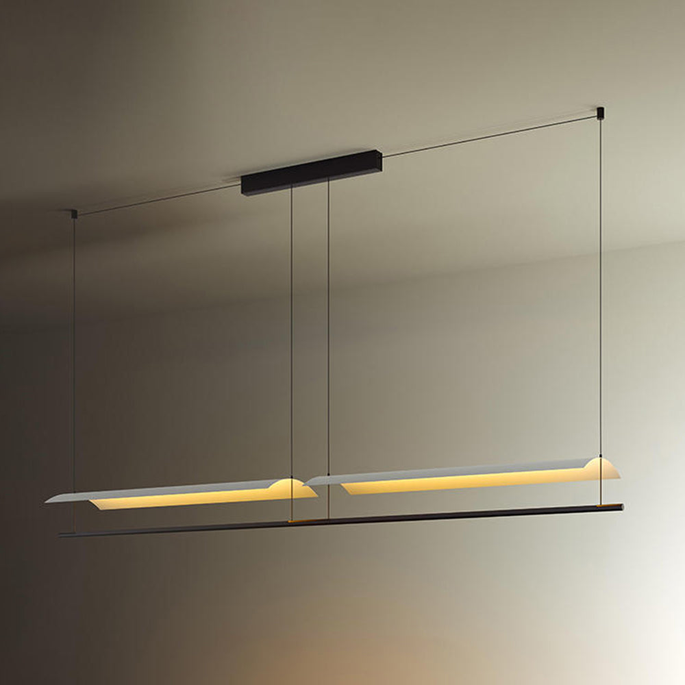 Arisha Minimalista Lineal Metal/Acrílico Lámpara Colgante