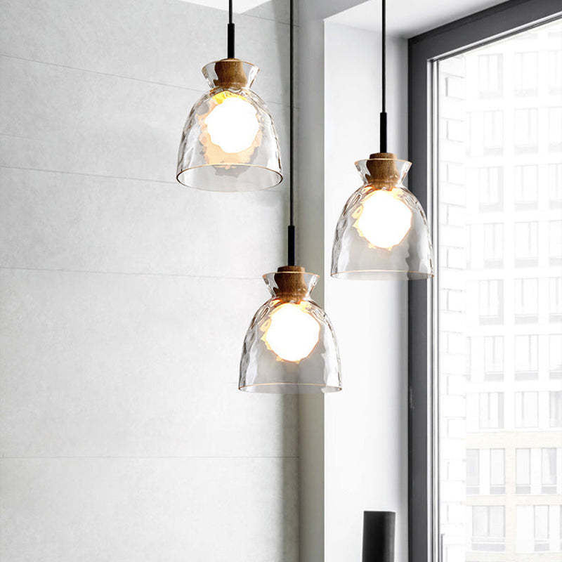 Arisha Minimalista Geométrica Lámpara Colgante Transparente