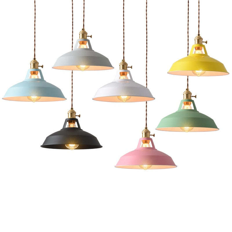 Valentina Nordica Metal LED Lámpara Colgante Negra/Blanca