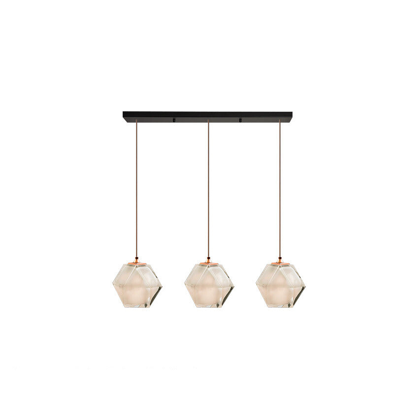 Valentina Poliedro LED Lámpara Colgante Metal/Vidrio Dormitorio/Cocina