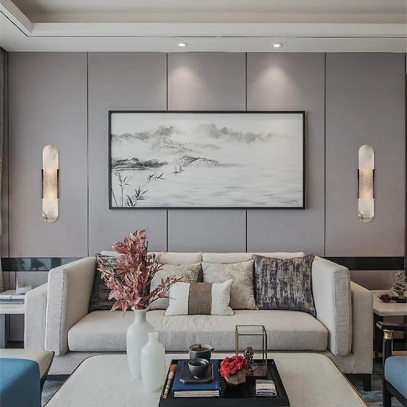 Nordic Moderno LED Aplique de Pared Negro/dorado