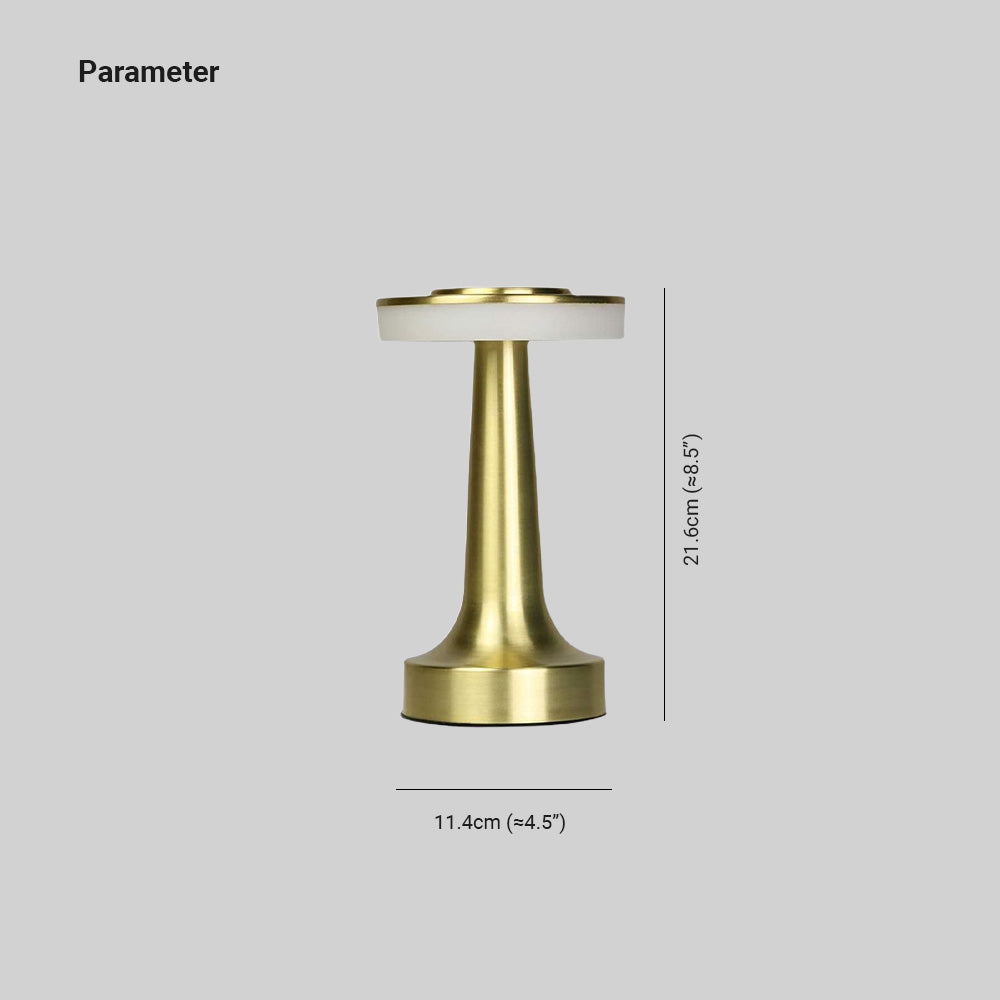 Arisha Moderna Minimalista Lámpara de Mesa Plata/Oro Rosa/Oro