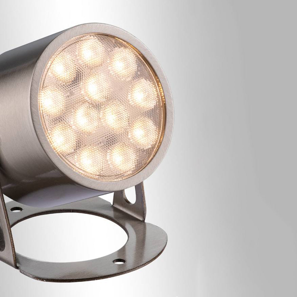 Ray Moderna Cilíndrica Metal Foco Lámpara Exterior Patio