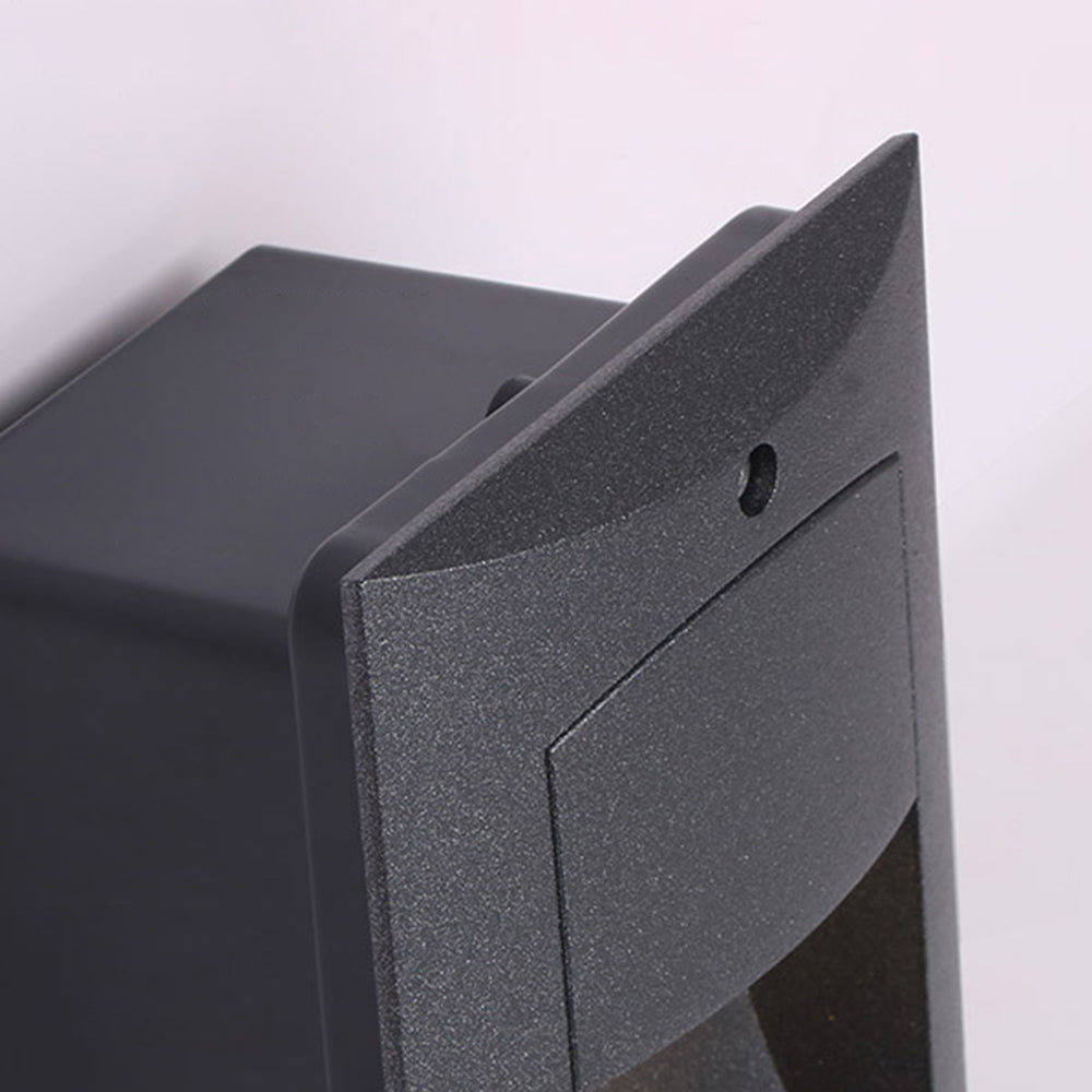 Ray Moderno Rectangular Metal Acrílico Aplique Eexterior