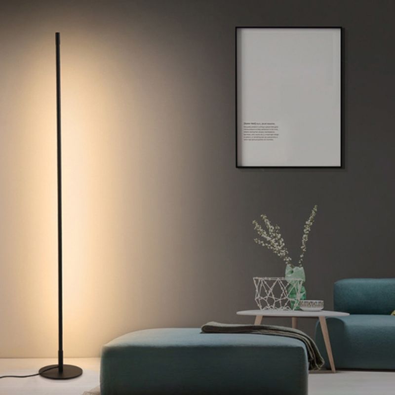 Mira Lámpara de Pie Moderna Minimalista Lineal de Sílice Salón