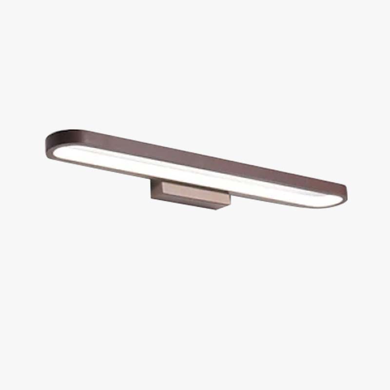 Arisha Moderno Minimalista Lineal Aplique de Pared Marrón/Negro