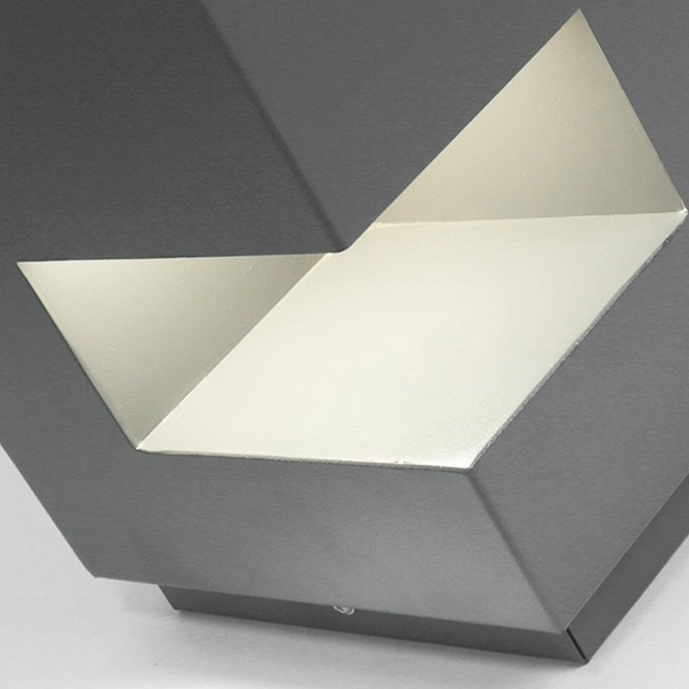 Ray Simple Cube Metal Lámpara Exterior Patio