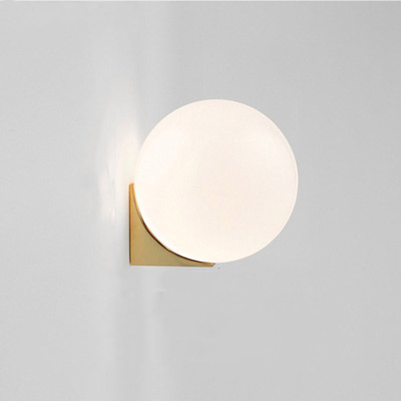 Valentina Simple Interior Aplique Metal Vidrio Salón Dormitor
