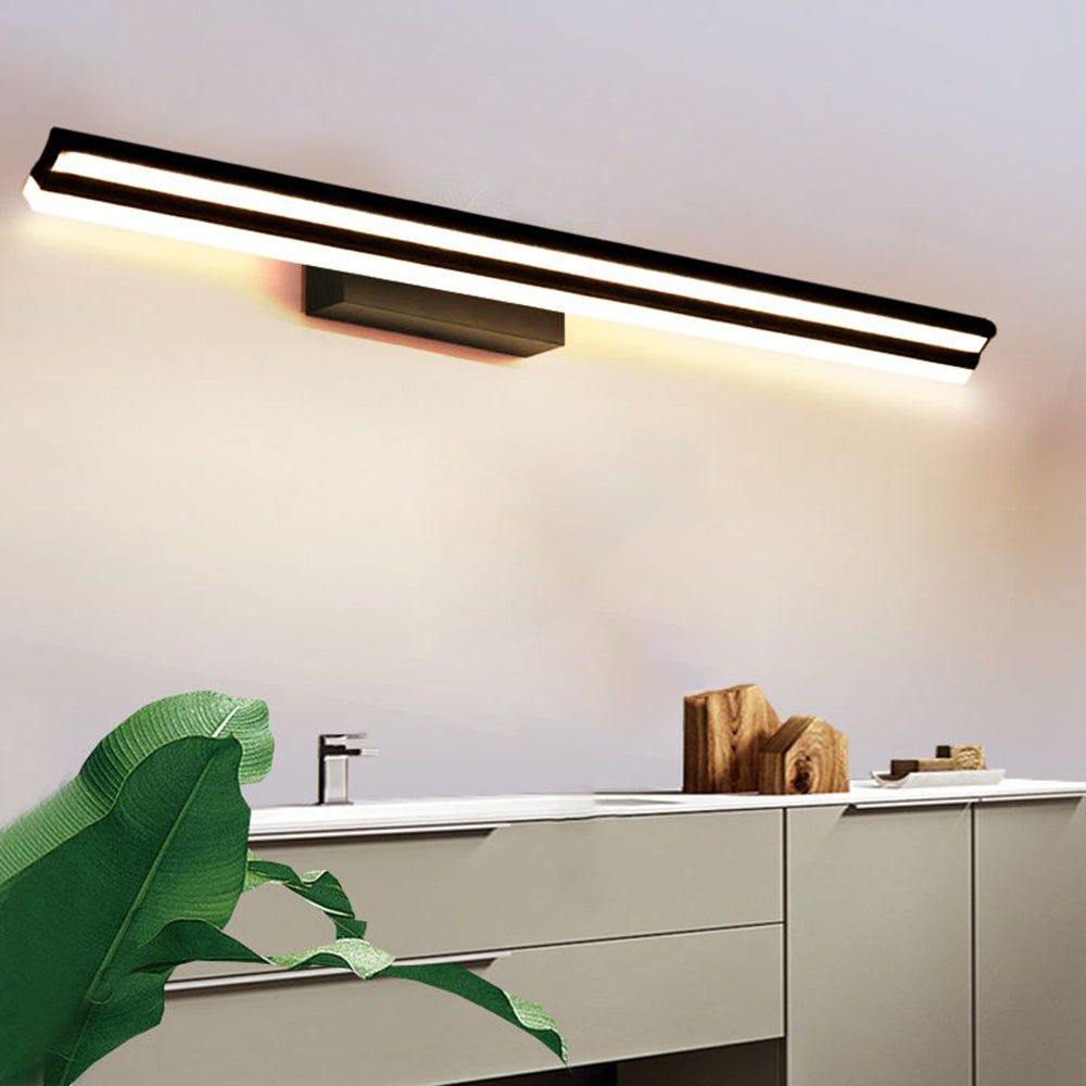 Arisha Moderno Rectángulo Metal/Acrílico LED Ajustable Aplique de Pared Negro